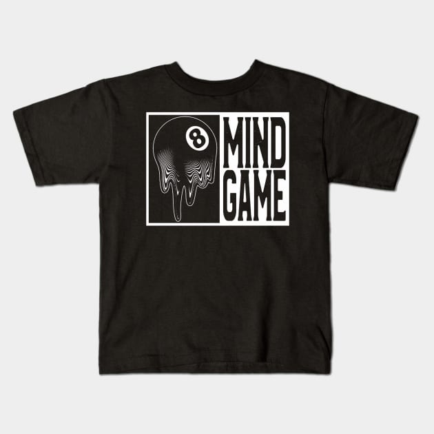 8 ball mind game Kids T-Shirt by aslamartbokrit